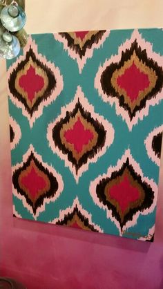 236x418 Diy Ikat Painting Paintings, Craft And Crafty - Ikat Painting
