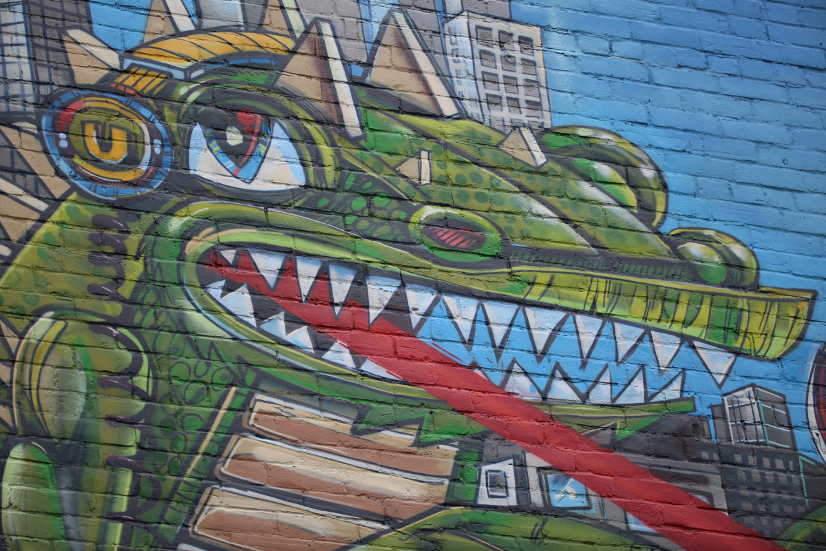 1200x800 Ikea Monkey, Dart Guy Immortalized On Downtown Toronto Mural - Ikea Monkey Painting