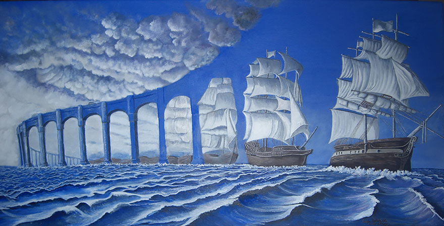 880x448 This Artist Creates Mind Boggling Optical Illusion Paintings - Illusion Painting