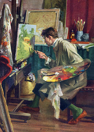 300x422 Illustrators Of The Golden Age - Illustration Painting