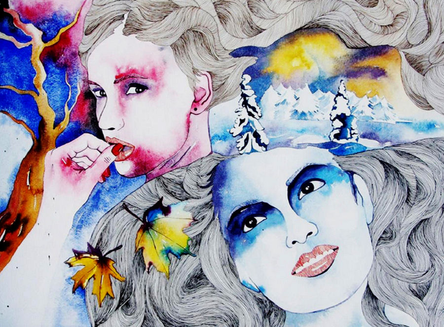 900x663 Creative Illustration Painting By Artist Tanya Paul - Illustration Painting