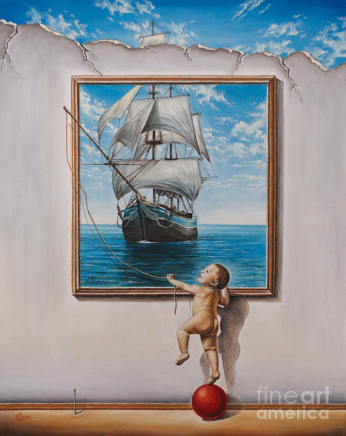 714x900 Imagination Painting By Svetoslav Stoyanov - Imagination Painting