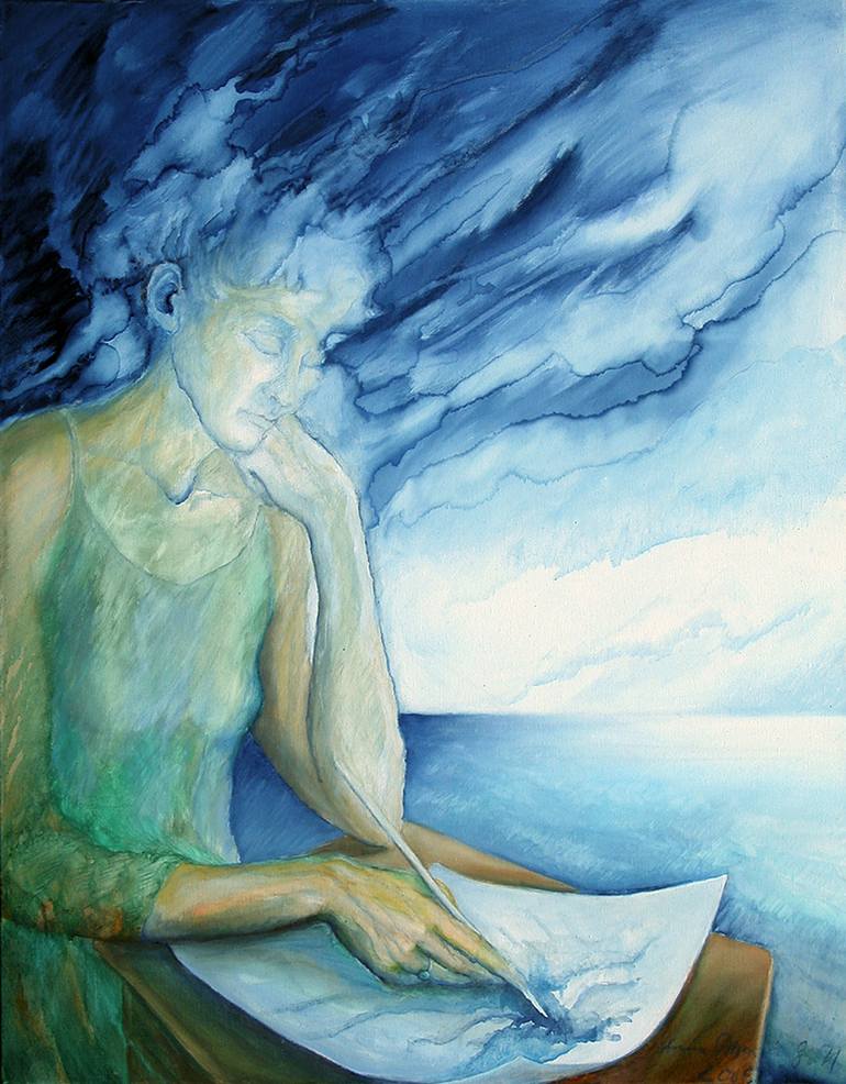 770x986 Saatchi Art Imagination Painting By Anna Maria Grill Rajcevic - Imagination Painting