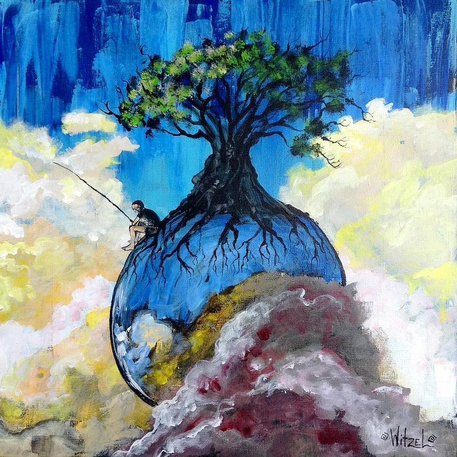 900x900 Imagine Painting By Witzel Art - Imagine Painting