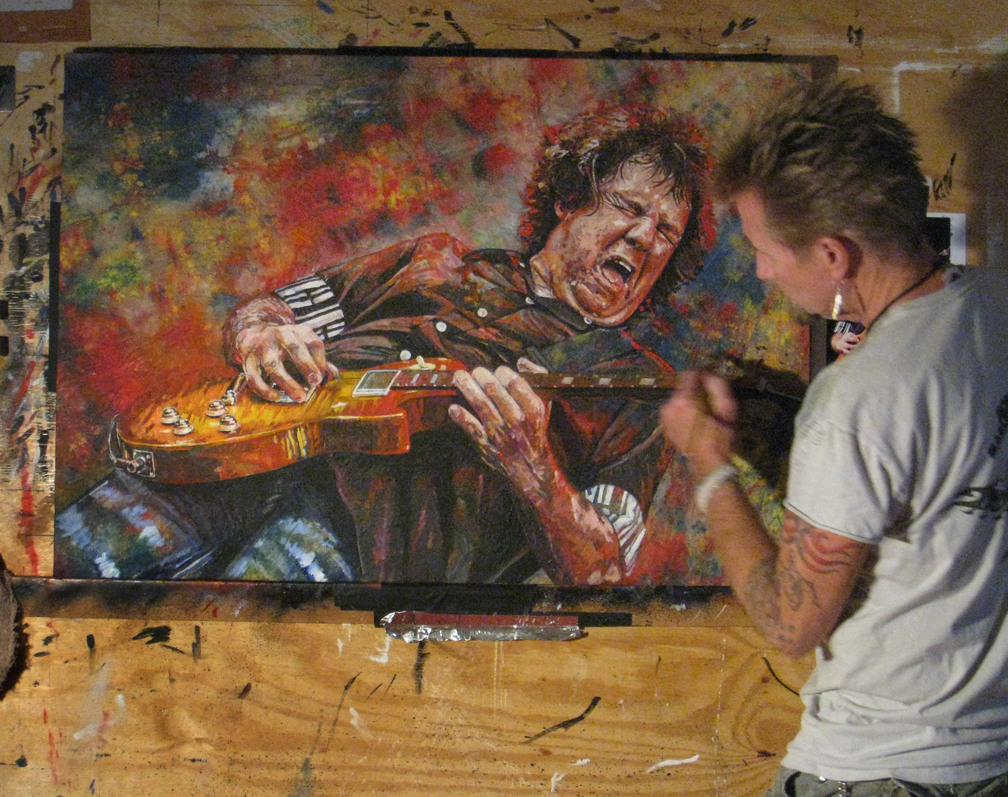 1008x797 Tom Nollgary More Of Thin Lizzy Painting Photos By Tom Noll - Imagine Painting