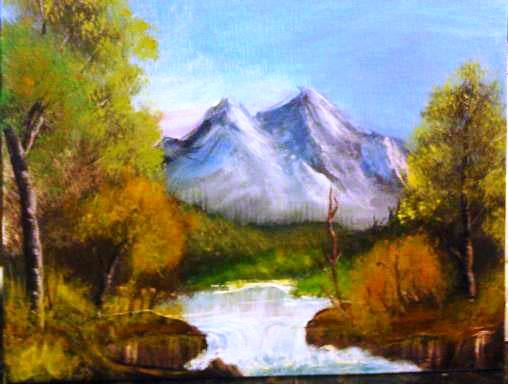 508x384 My Imitation Of A Bob Ross Painting By Jwitchy65 - Imitation Painting