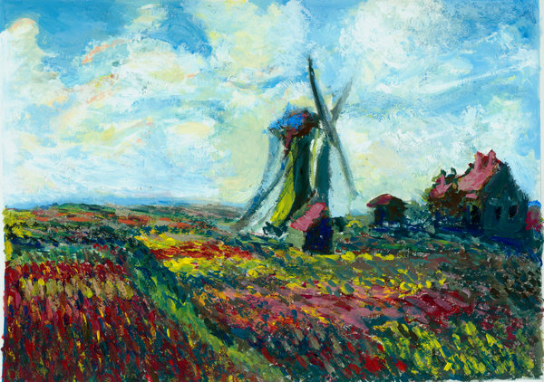 600x422 A Imitation Of Monet Painting By Fiveftwang - Imitation Painting