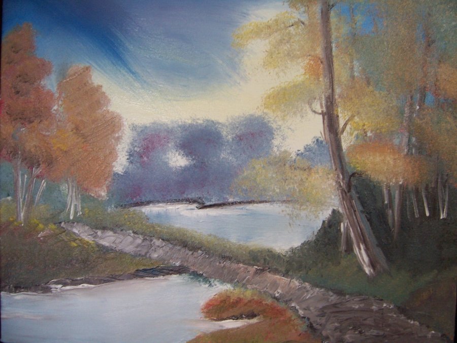 900x675 Bob Ross - Imitation Painting