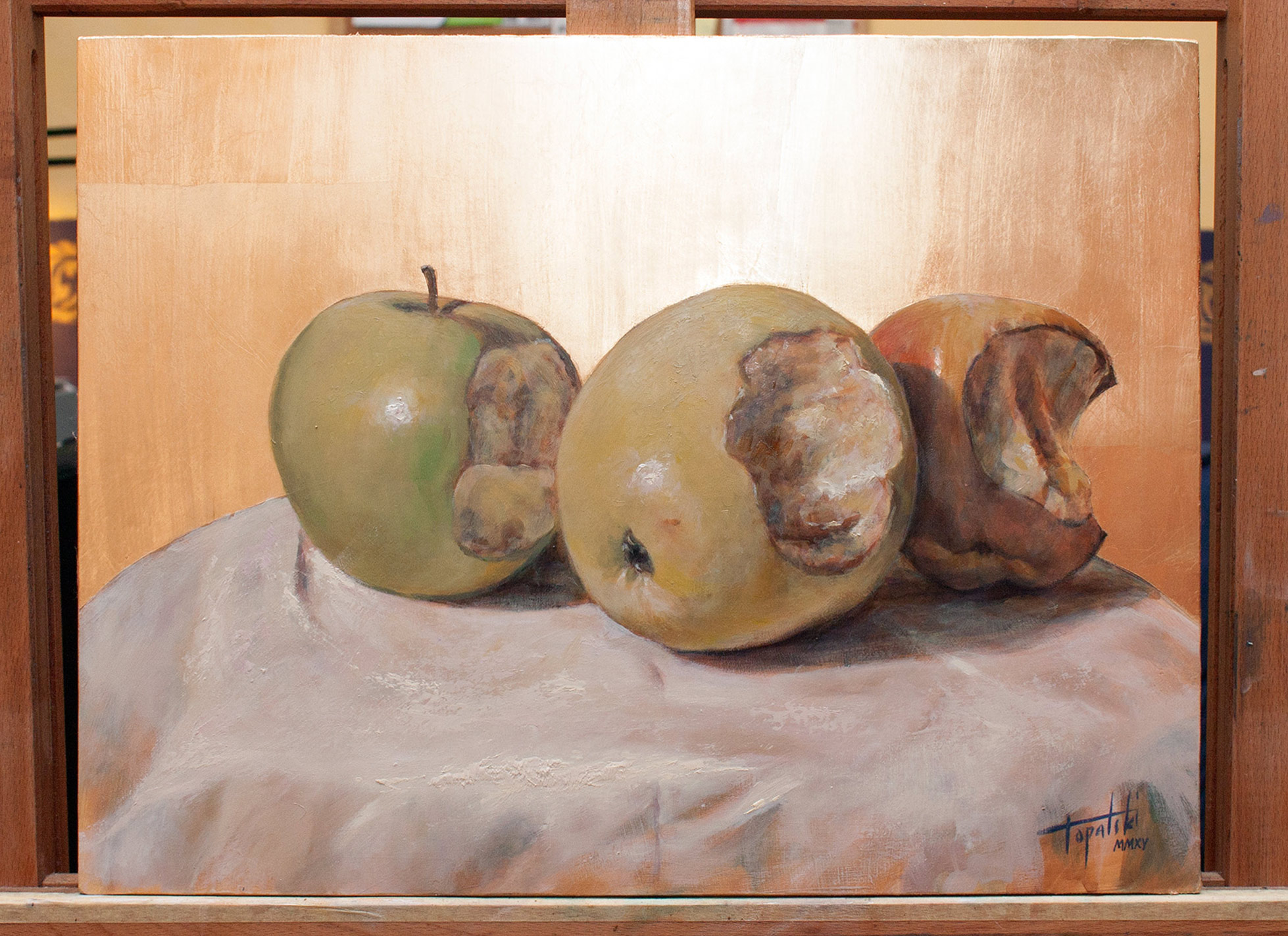 1958x1423 I Painting Apple Edition Oil Painting Fine Arts Gallery - Imitation Painting