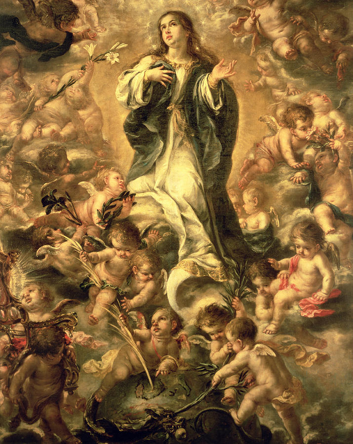 715x900 Immaculate Conception Painting By Juan De Valdes Leal - Immaculate Conception Painting
