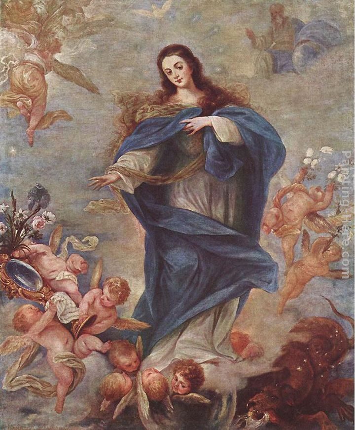 720x871 Juan Antonio Frias Y Escalante Immaculate Conception Painting - Immaculate Conception Painting