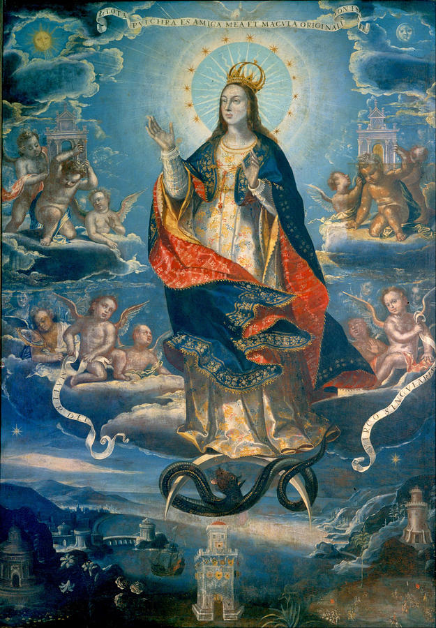 625x900 The Immaculate Conception Painting By Baltasar De Echave Ibia - Immaculate Conception Painting