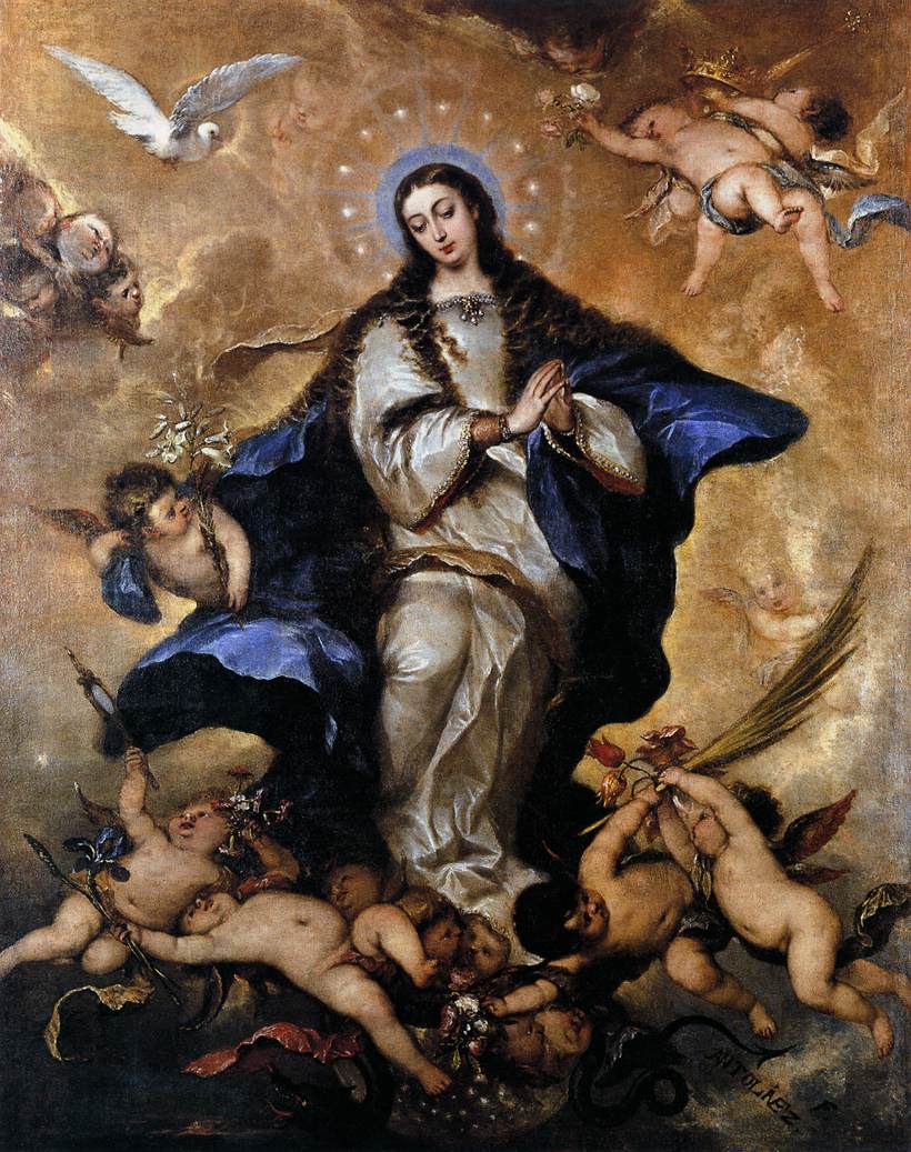 820x1037 The Immaculate Conception Of Mary - Immaculate Conception Painting