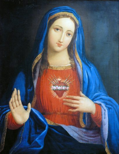 Immaculate Heart Of Mary Painting at PaintingValley.com | Explore ...