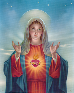 Immaculate Heart Of Mary Painting At PaintingValley.com | Explore ...