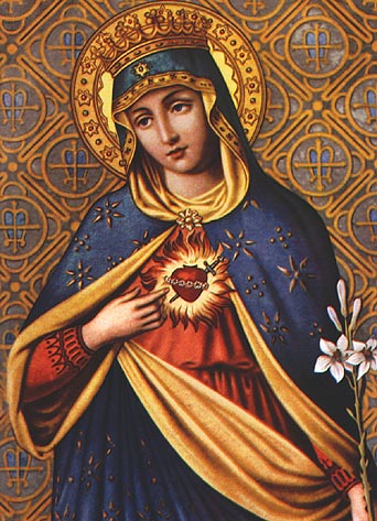 342x473 The Immaculate Heart Of Mary - Immaculate Heart Of Mary Painting