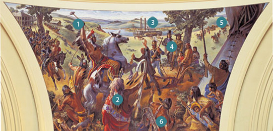 550x265 Indian Immigration By Charles Banks Wilson Visual Art Details - Immigration Painting