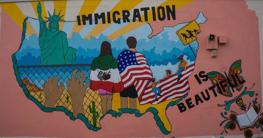 Immigration Painting At PaintingValley.com | Explore Collection Of ...