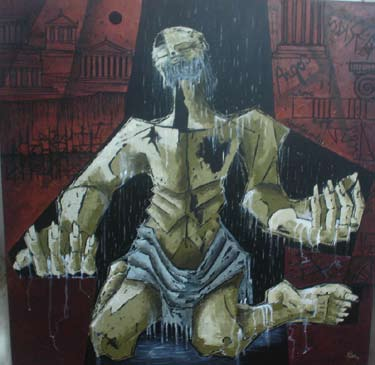 375x365 Painting Borges - Immortal Painting