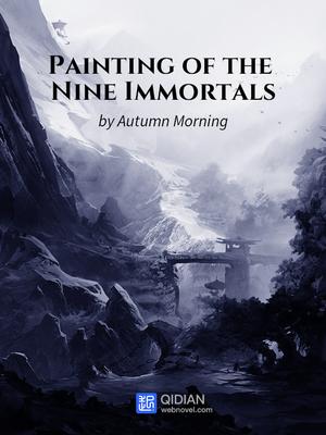 300x400 Painting Of The Nine Immortals - Immortal Painting