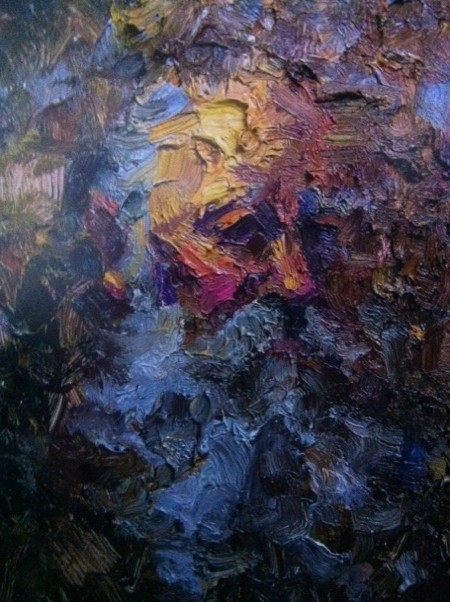 450x602 Old Man Impasto Oil Painting Portrait - Impasto Oil Painting