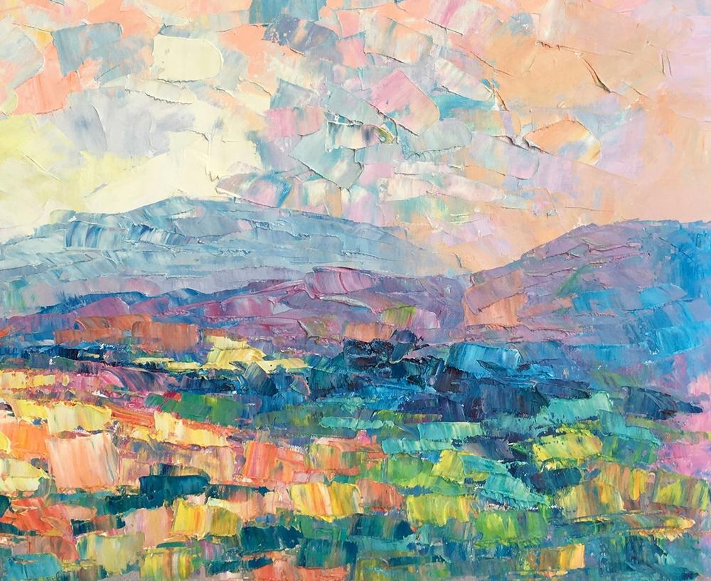 1000x817 Abstract Oil Painting, Impasto Painting, Landscape Painting - Impasto Painting