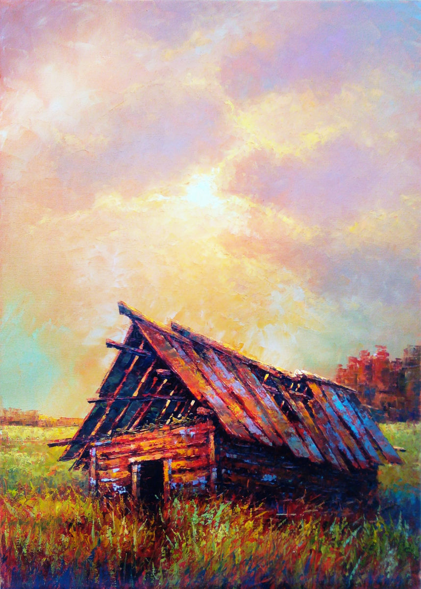 859x1200 Landscape(50x70cm, Oil Painting, Impressionistic) (Narek) - Impressionism Oil Painting