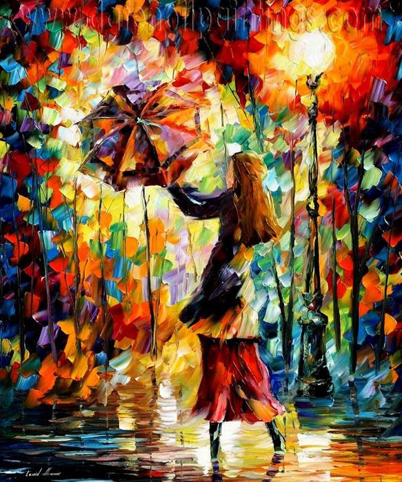 583x699 Modern Impressionism Palette Knife Oil Painting Kp012 [Kp012 - Impressionism Oil Painting