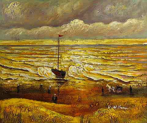 480x400 Impressionism Oil Painting,impressionist Oil Painting,beach - Impressionism Oil Painting