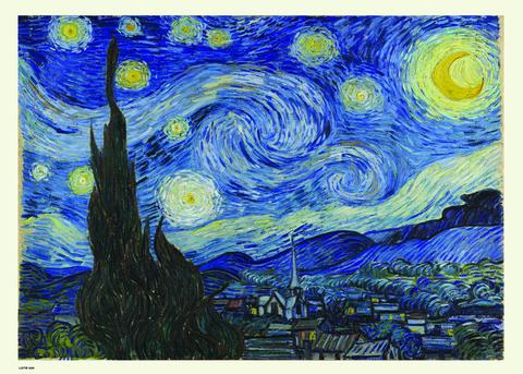 480x343 Vincent Van Gogh, The Starry Night, Post Impressionism, Painting - Impressionism Painting