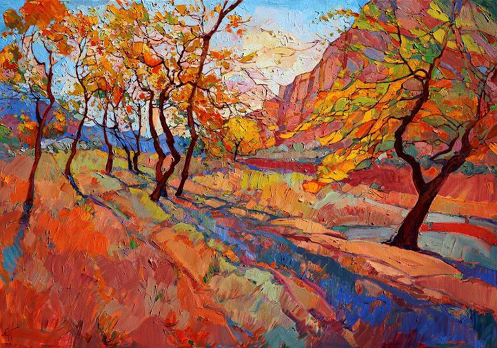 721x505 Gorgeous Open Impressionism Paintings Of Colorful Landscapes By - Impressionism Painting