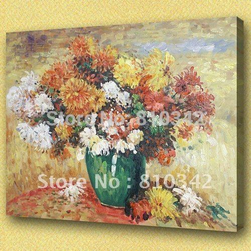 500x500 Monet's Painting,reproduction,fine Art,impressionism,flower - Impressionist Flower Painting