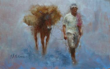 375x234 Original Impressionism Horse Paintings For Sale Saatchi Art - Impressionist Horse Painting