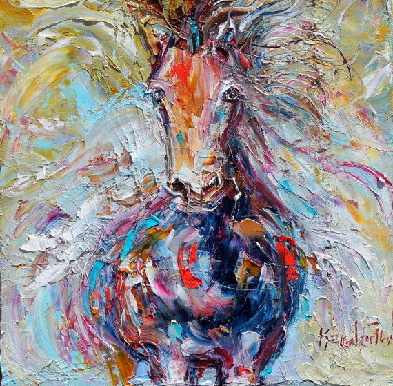 Impressionist Horse Painting at PaintingValley.com | Explore collection ...