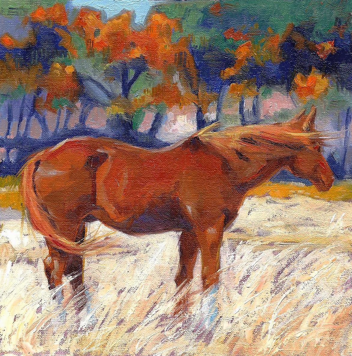 1172x1187 Horse Painting International Winds Of Change - Impressionist Horse Painting