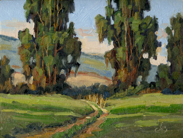 600x453 Tom Brown Fine Art Impressionist Landscape Painting (Click Here - Impressionist Landscape Painting