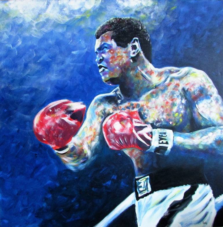 770x786 Saatchi Art Impressionist Painting Of Casius Clay Painting By - Impressionist Painting