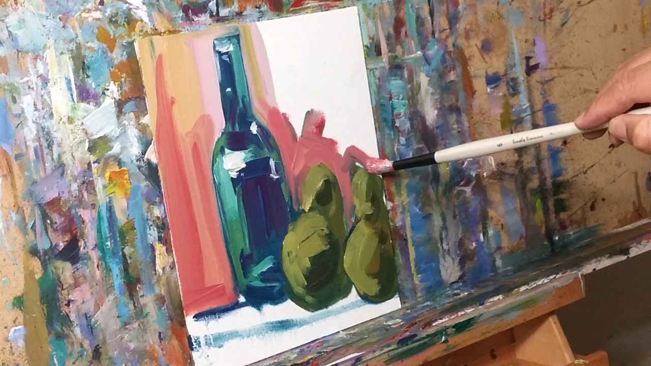 1280x720 Impressionist Oil Painting Demo - Impressionist Still Life Painting
