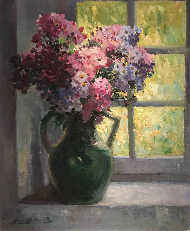 631x768 Bon Desbenoit - Impressionist Still Life Painting