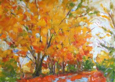 375x269 Impressionist Trees Paintings For Sale Saatchi Art - Impressionist Tree Painting