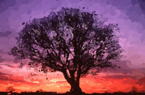 592x388 Cs798 Assignment1 - Impressionist Tree Painting