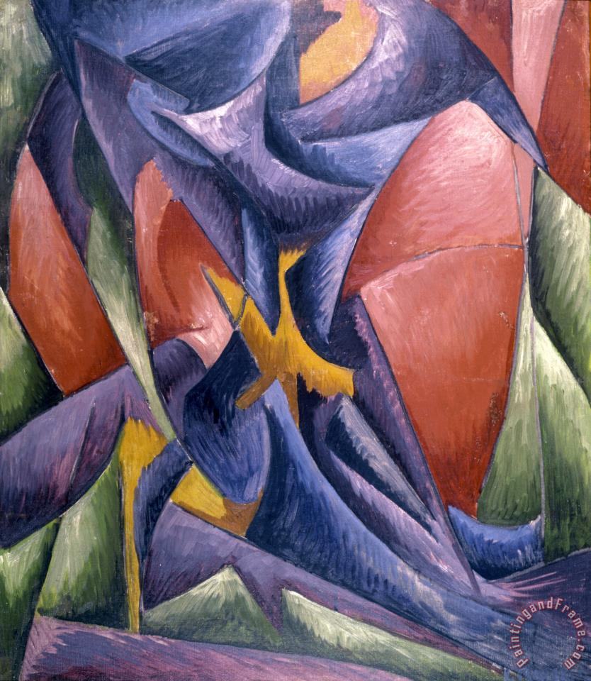 834x960 Konrad Cramer Improvisation Painting - Improvisation Painting