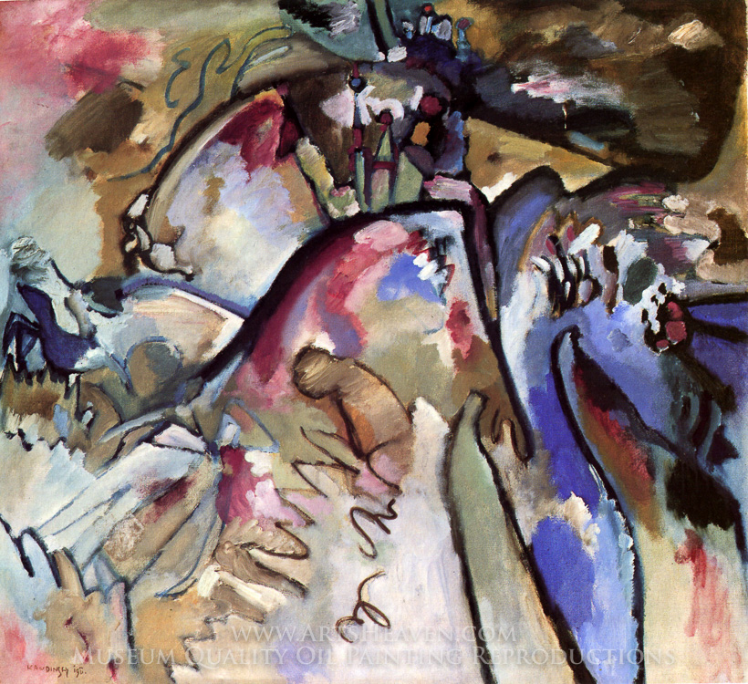 820x750 Reproduction Painting Wassily Kandinsky Improvisation 21a, Hand - Improvisation Painting