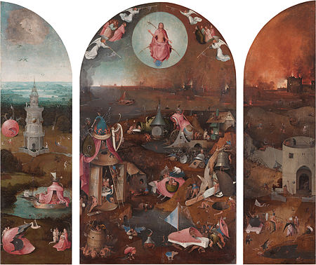 450x378 The Last Judgment (Bosch Triptych, Bruges) - In Bruges Painting