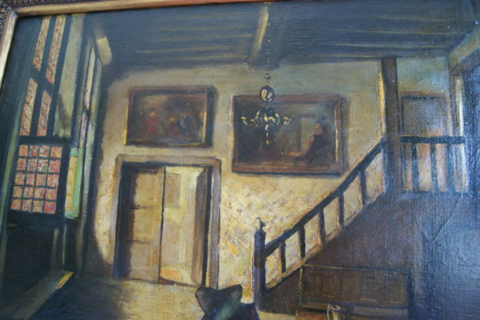 700x467 A. Demoen (Bruges) - In Bruges Painting