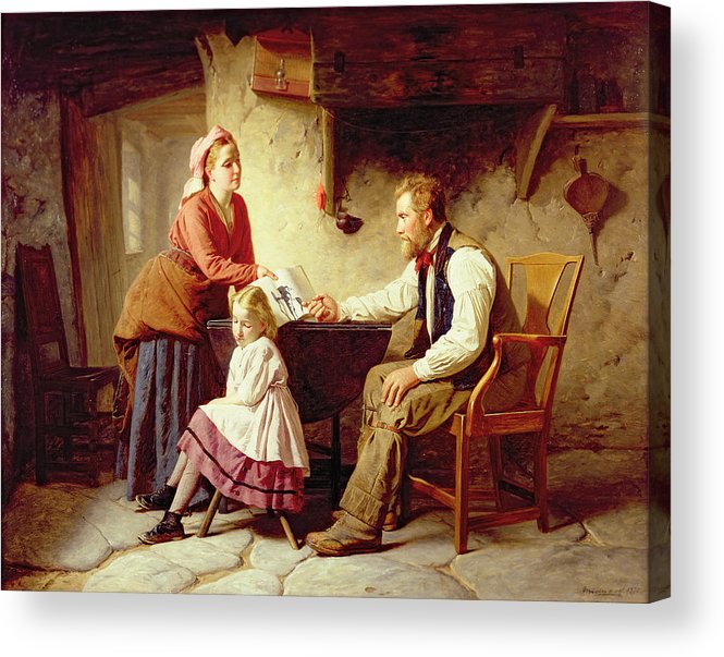 665x603 In Disgrace Acrylic Print By William Henry Midwood - In Disgrace Painting