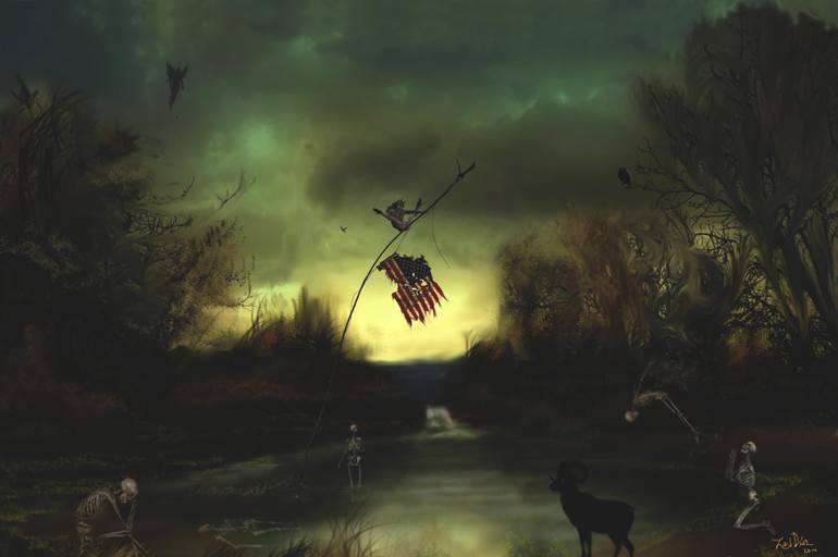 770x512 Saatchi Art The Flow Of Disgrace Painting By Zaid Diaz - In Disgrace Painting