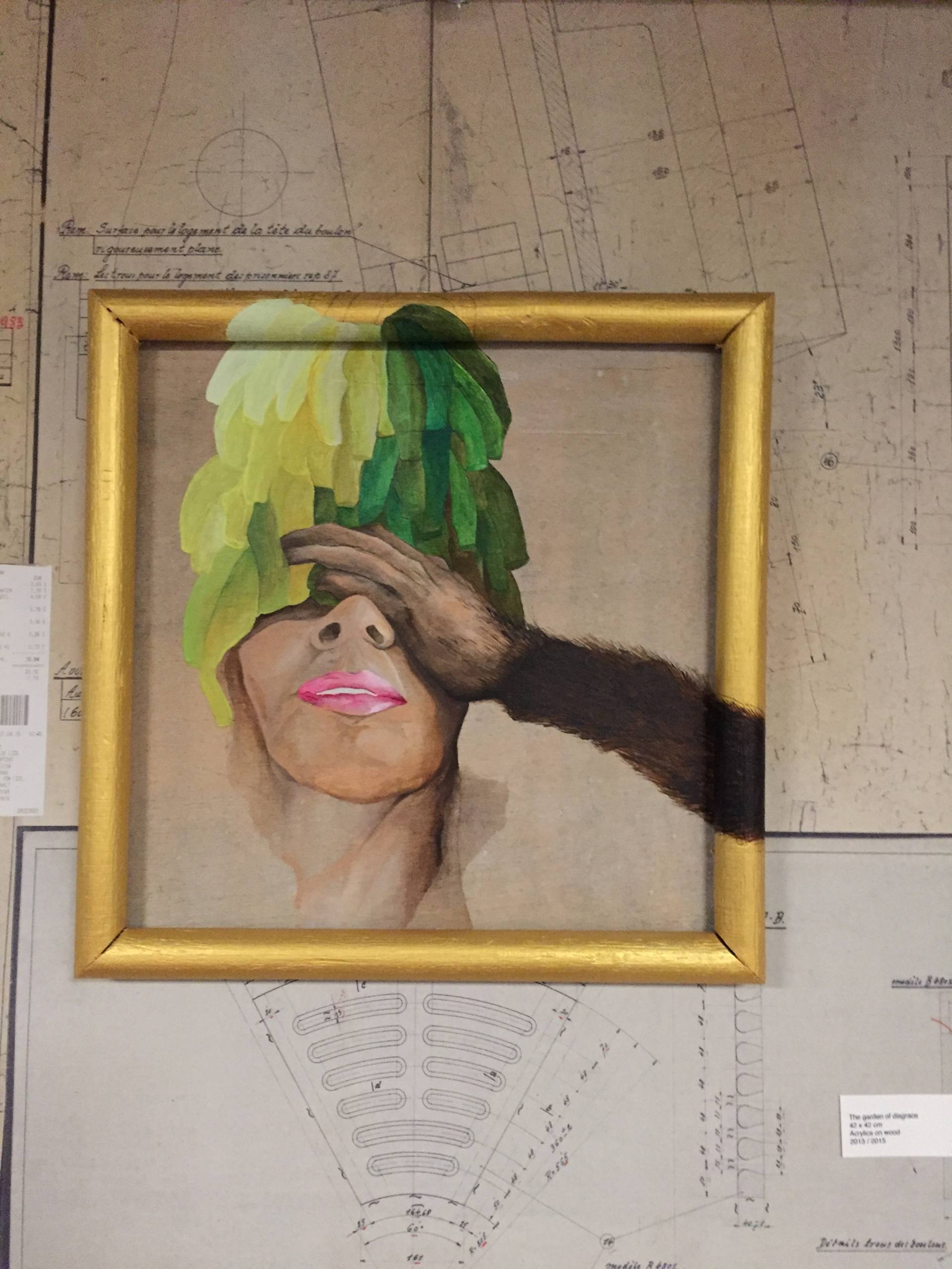 1920x2560 Saatchi Art The Garden Of Disgrace Painting By Leila Schaus - In Disgrace Painting