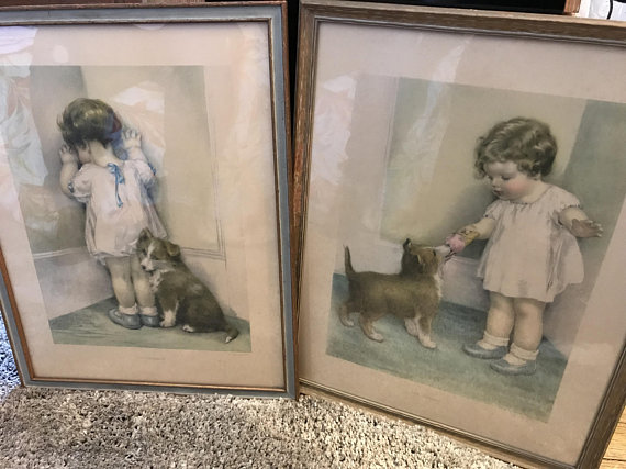 570x427 Bessie Pease Gutmann In Disgrace And The Reward Pair - In Disgrace Painting