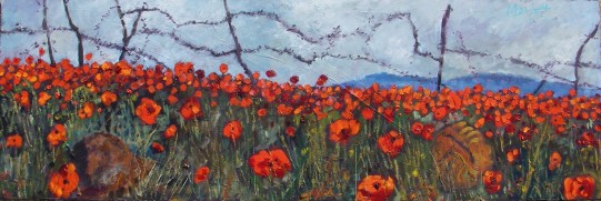 541x181 In Flanders Mallett's Palette - In Flanders Fields Painting